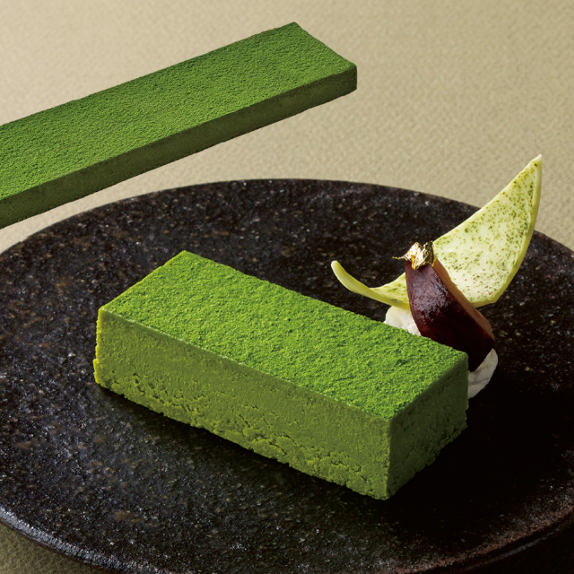 味の素冷凍食品)フリーカットケーキ抹茶テリーヌ(宇治抹茶使用)485g(カットなし)